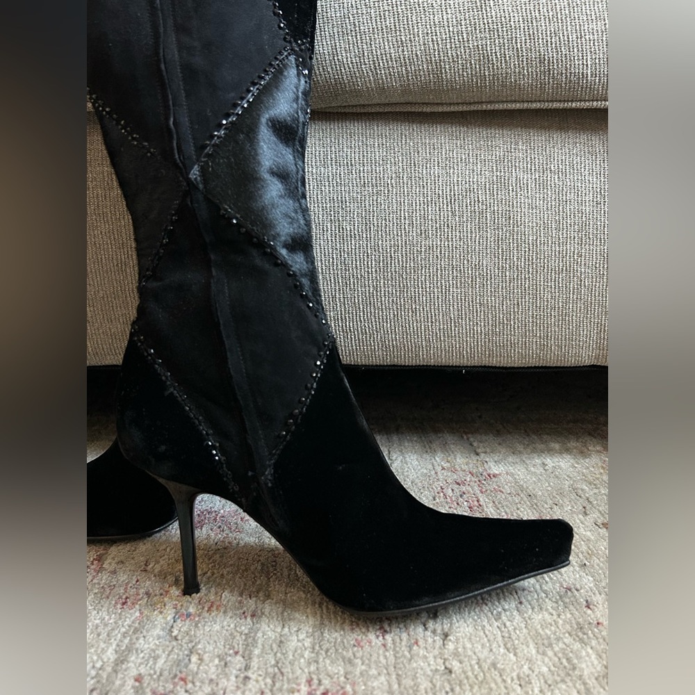 Sergio Rossi Patchwork Boot - Picture 6 of 16